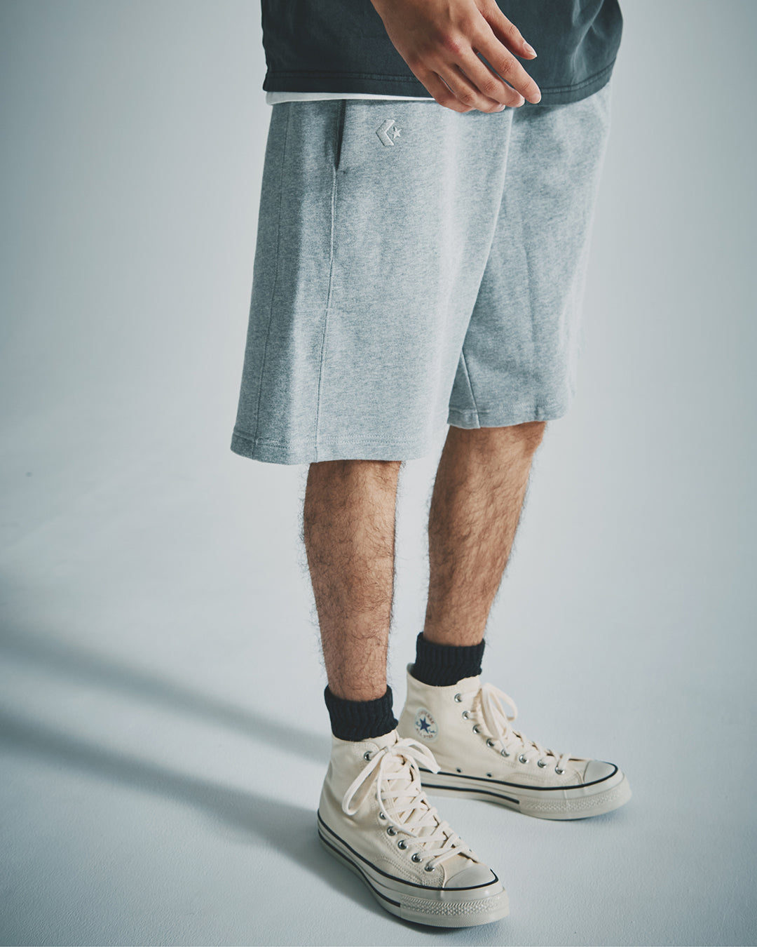 CV UA SWEAT SHORTS U (GRAY)