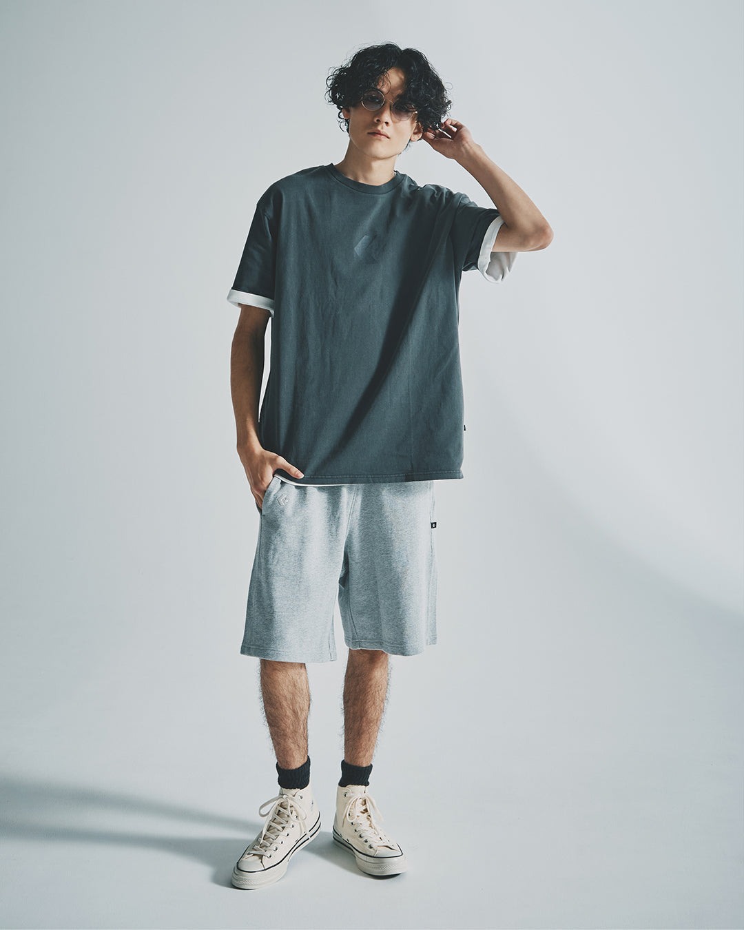 CV UA SWEAT SHORTS U (GRAY)